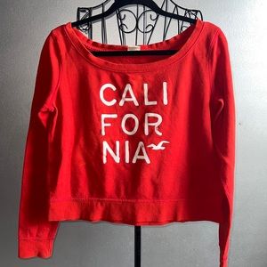 Hollister orange sweater